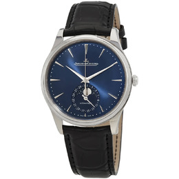 Jaeger LeCoultre Master Ultra Thin Automatic Blue Dial Mens Watch Q1368480