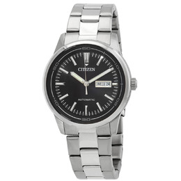 Citizen Automatic Black Dial Mens Watch NH8400-87E