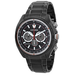 Citizen Racer Chronograph Eco-Drive Black Dial Mens Watch CA4567-82H