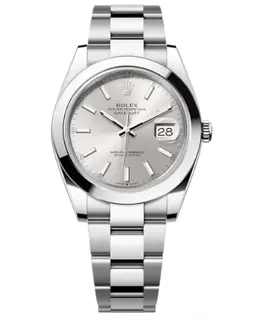 Rolex Datejust 41 Stainless Steel Silver Dial Men's Watch m126300-0003
