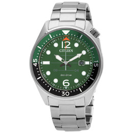 Citizen AW1715-86X Eco Drive Green Dial Mens Watch