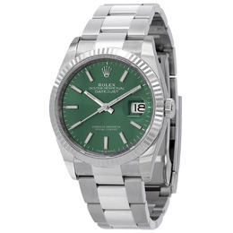 Rolex Datejust 36 Mint Green Dial Automatic Mens Oyster Watch m126234-0052