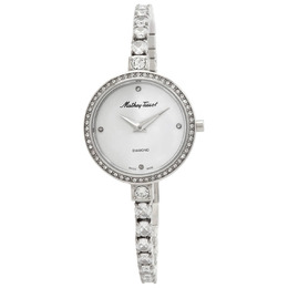 Mathey-Tissot Infinity Quartz Diamond Crystal Silver Dial Ladies Watch d986sai