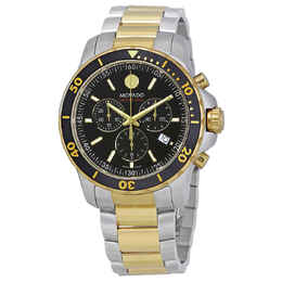 Movado Series 800 Chronograph Black Dial Mens Watch - Article: 2600146