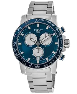 Tissot Supersport Chrono Blue Dial Steel Men's Watch - Model T125.617.11.041