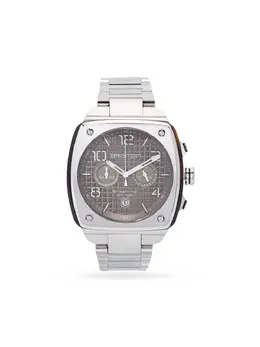 Briston Streamliner Urban Chrono 42mm - taupe brown, quartz movement, screw-down crown