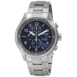 Citizen Chronograph Eco-Drive Blue Dial Mens Watch ca0810-88l