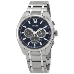 Citizen Chronograph Blue Dial Mens Watch CA4010-58L