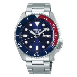 Seiko 5 Automatic Blue Dial Mens Watch srpd53