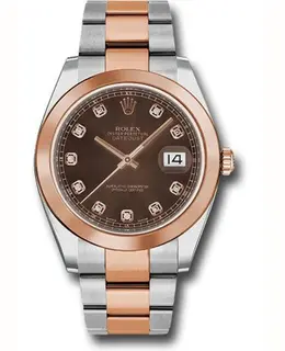 Rolex Datejust 41 Men's Watch - Chocolate Diamond Dial Model M126331-0003