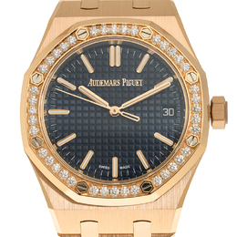 Audemars Piguet Royal Oak Automatic Diamond Blue Dial Unisex Watch 15551or.zz.1356or.05