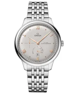 Omega De Ville Prestige Grey Dial Steel Men's Watch, Model 434.10.41.21.06.001