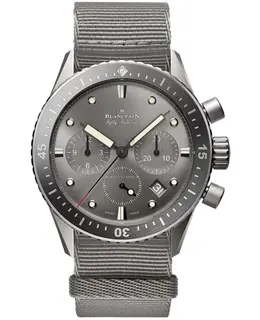 Authentic Blancpain Fifty Fathoms Bathyscaphe Flyback Chronograph Model 5200-1210-NAGA