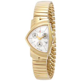 Hamilton Ventura Chronograph Quartz Silver Dial Mens Watch H24422151