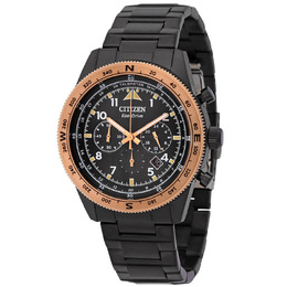 Citizen Chronograph Eco-Drive Black Dial Mens Watch CA4556-89E