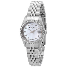 Mathey-Tissot Mathy IV Quartz Mother of Pearl Dial Ladies Watch d709aqi