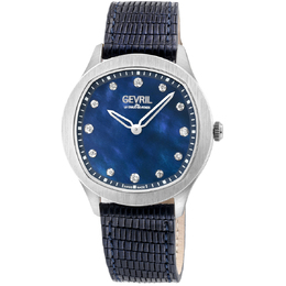 Gevril Morcote Diamond Mother of Pearl Dial Ladies Watch 10043