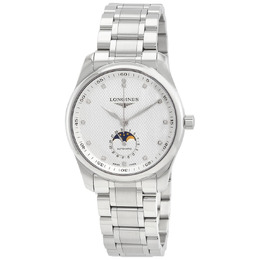 Longines Master Automatic Moon Phase White Dial Mens Watch L2.909.4.77.6