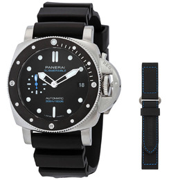Panerai Submersible Automatic Black Dial Mens Watch pam01683