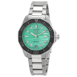 Tag Heuer Aquaracer Automatic Diamond Green Dial Ladies Watch wbp231k.ba0618