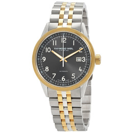 Raymond Weil 2734-STP-05600 Freelancer Automatic Mens Grey Dial Watch
