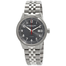 Raymond Weil Freelancer Automatic Grey Dial Mens Watch 2734-ST-05600