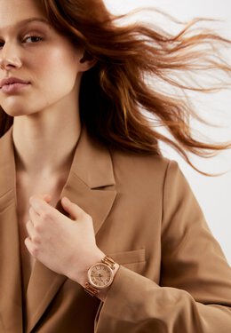 Часы Fossil fs151m02m-f11 | rose gold-coloured