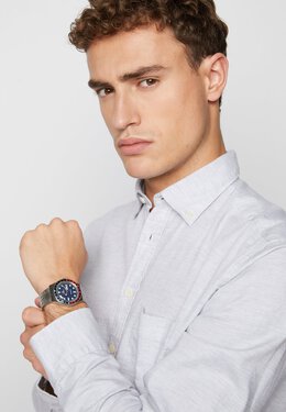 Часы Timex tx154m010-d11 | silver-coloured/blue/red