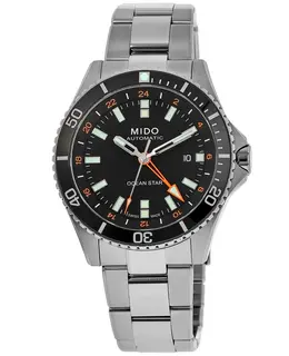 Mido Ocean Star GMT Black Dial Steel Men's Watch - Model m026.629.11.051.01