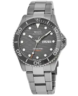 Mido Ocean Star 200 C Grey Dial Steel Men's Watch Model M042.430.11.081.00