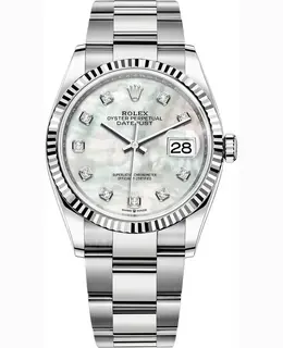Rolex Datejust 36 Mother-of-Pearl Diamond Dial M126234-0020