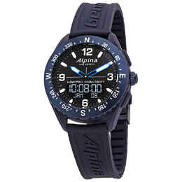 Alpina Alpiner X Quartz Black Dial Mens Smart Watch al-283lbn5naq6