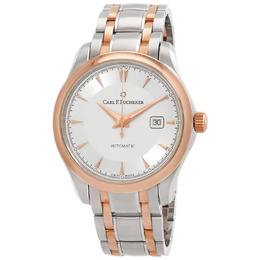 Carl F. Bucherer Manero Autodate Automatic Silver Dial Mens Watch - Serial Number: 00.10915.07.13.21