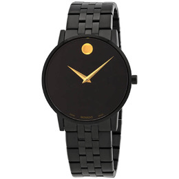 Movado Museum Classic Mens Watch 0607626 with Black Dial