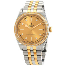Tudor Black Bay 39 S&G Mens Automatic Chronometer Diamond Dial Watch M79673-0007