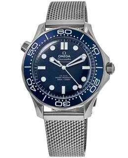 Omega Seamaster Diver 300M James Bond Edition Blue Dial Steel Men's Watch Model:210.30.42.20.03.002