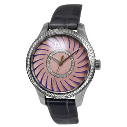 Dior VIII Montaigne Quartz Diamond Pink Dial Ladies Watch cd152113a0001