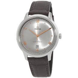 Omega De Ville Automatic Chronometer Grey Dial Mens Watch 434.13.40.20.06.001