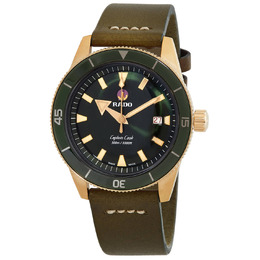 Rado Captain Cook Automatic Green Dial Mens Watch r32504315