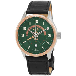 GV2 Giromondo Quartz Green Dial Mens Watch 42304
