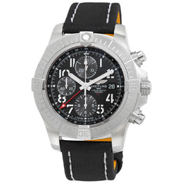 Avenger Chronograph GMT Automatic Chronometer Black Dial Mens Watch A24315101B1X2