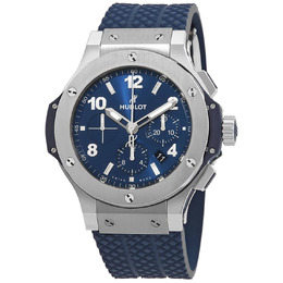 Hublot Big Bang Chronograph Automatic Blue Dial Mens Watch 301.sx.710.rx