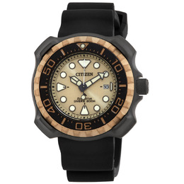 Citizen Eco-Drive Promaster Marine Gold Dial Mens Watch bn0226-10p