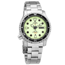 Citizen Promaster Marine Automatic Green Dial Mens Watch NY0040-50W