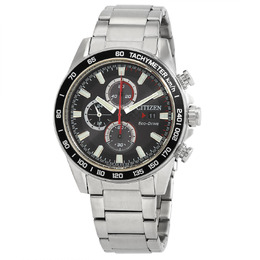 Citizen Eco-Drive Chronograph Black Dial Mens Watch CA0780-87E