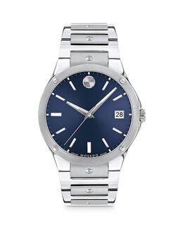 Часы Movado SE, 41 мм, синий 4028284 | blue/silver