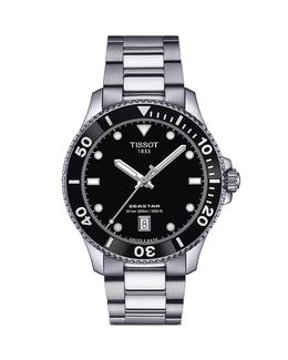 Часы Tissot Seastar 1000, 40 мм, черный 4707059 | black/silver