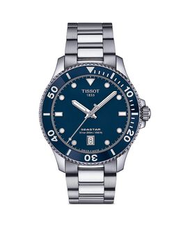 Часы Tissot Seastar 1000, 40 мм 4707059 | blue/silver