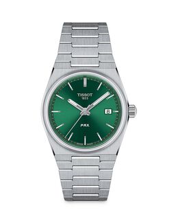 Часы Tissot PRX, 35 мм 4303914 | green/silver