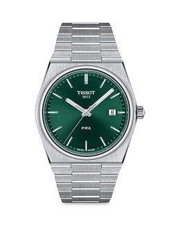 Часы Tissot PRX, 40 мм, зеленый 4303919 | green/silver